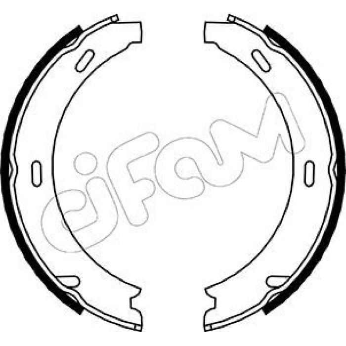 153-233 CIFAM Bremsbackensatz, Feststellbremse 153-233 153-233 CIFAM Bremsbackensatz, Feststellbremse 153-233
