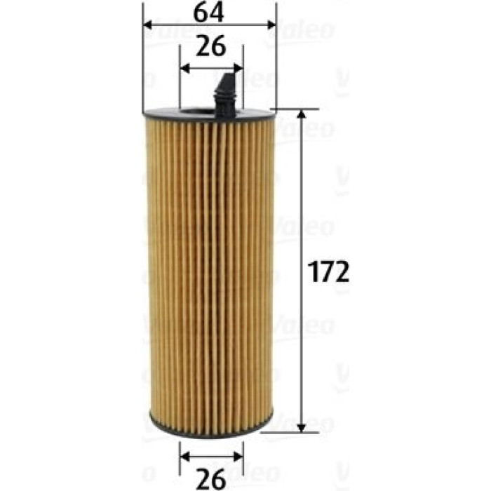 Valeo Ölfilter 586604 Valeo Ölfilter 586604