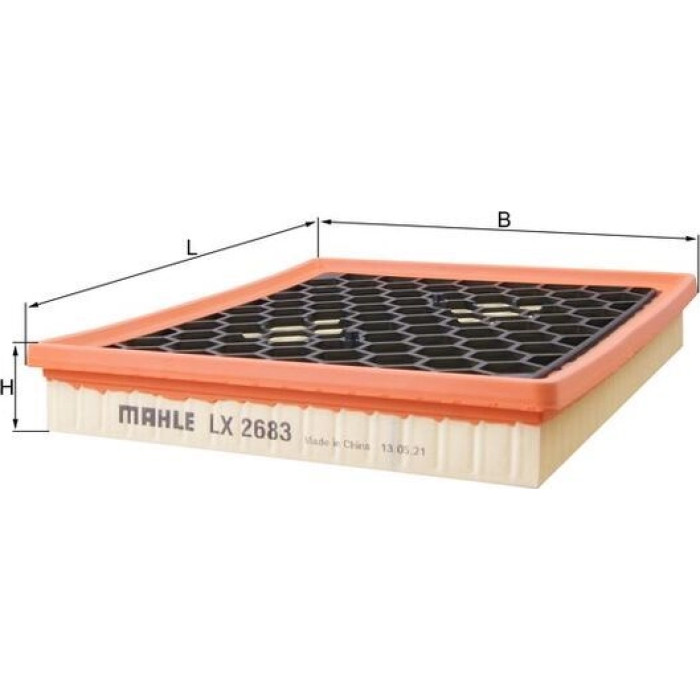 MAHLE Luftfilter LX 2683 MAHLE Luftfilter LX 2683