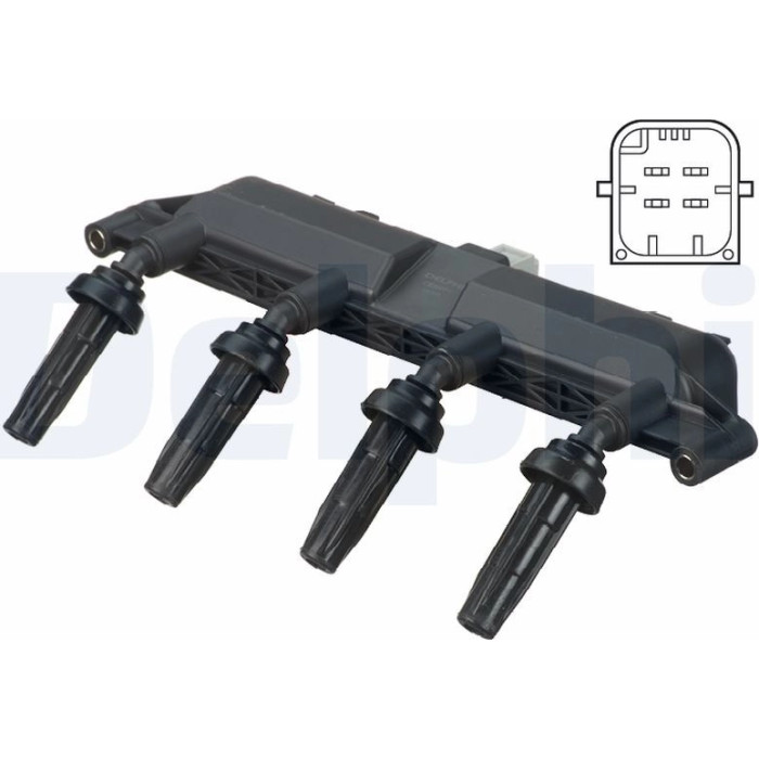 CE20011-12B1 Delphi Zündspule CE20011-12B1 CE20011-12B1 Delphi Zündspule CE20011-12B1