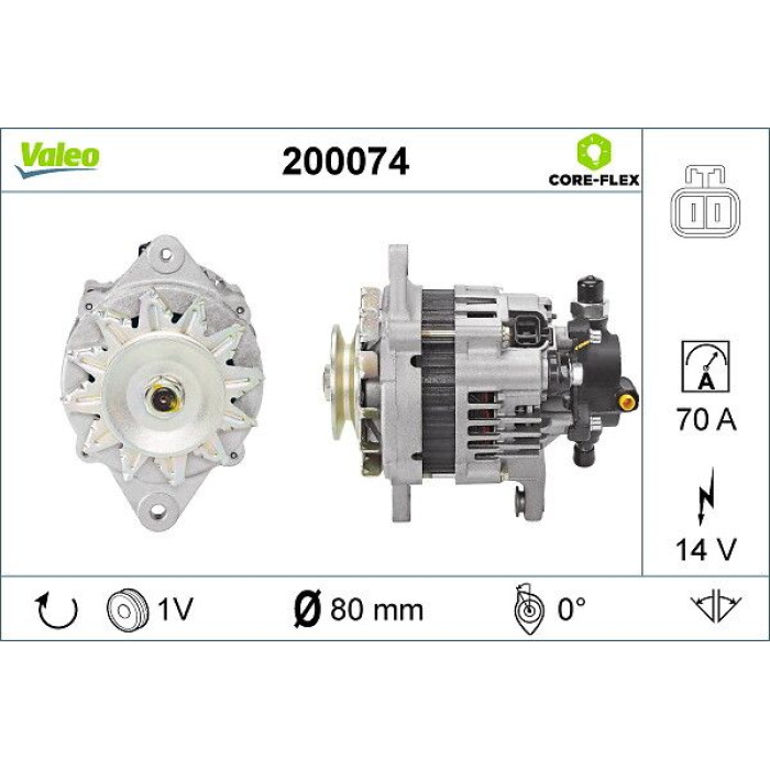 Valeo Lichtmaschine 200074 Valeo Lichtmaschine 200074