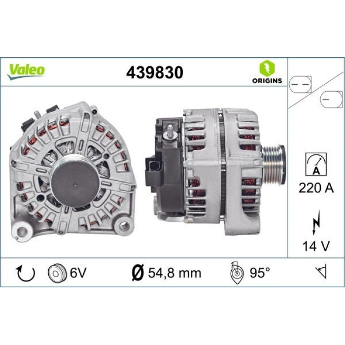 Valeo Lichtmaschine 439830 Valeo Lichtmaschine 439830