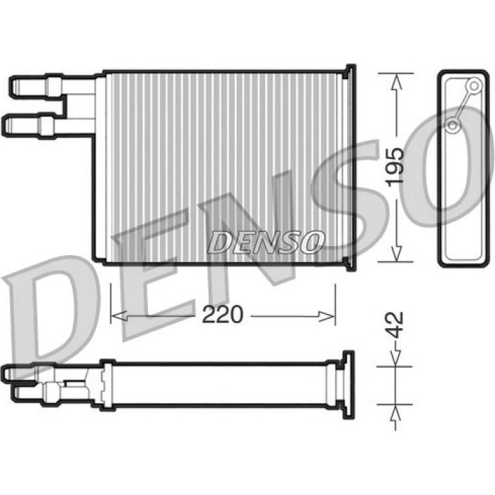 Denso Wärmetauscher DRR09031 Denso Wärmetauscher DRR09031