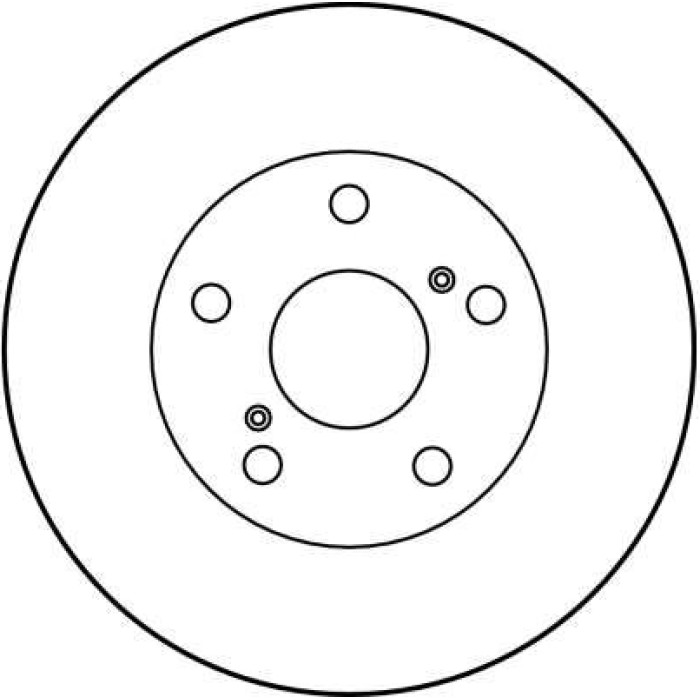 TRW Bremsscheibe DF2724 TRW Bremsscheibe DF2724