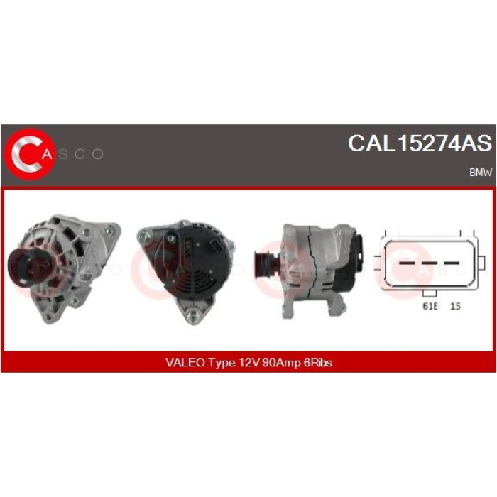 CASCO Generator CAL15274AS CASCO Generator CAL15274AS