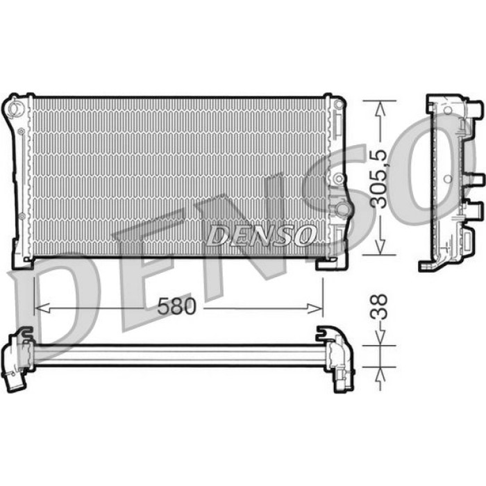 Denso Motorkühler DRM13010 Denso Motorkühler DRM13010