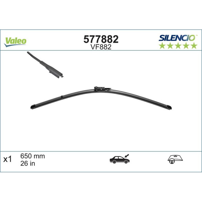 Valeo VM882 Silencio X.TRM Single 577882 Valeo VM882 Silencio X.TRM Single 577882