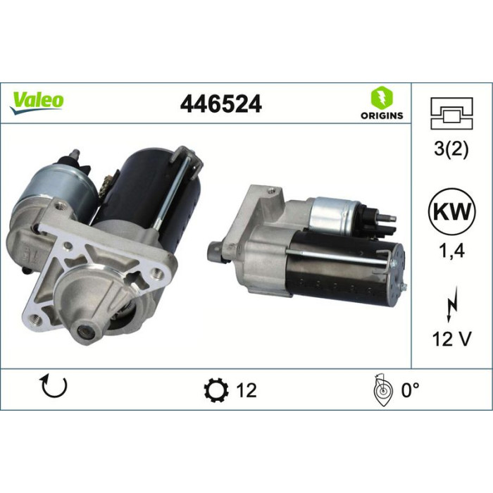 Valeo Anlasser 446524