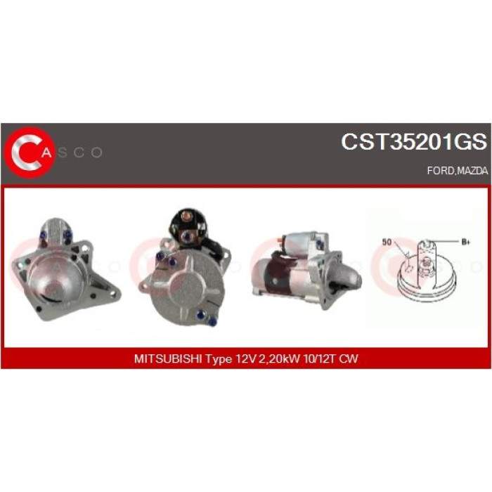 CASCO Anlasser CST35201GS CASCO Anlasser CST35201GS
