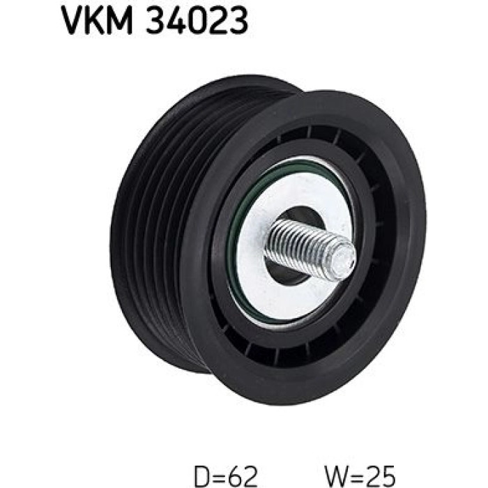 SKF Keilrippenriemen-Umlenkrolle VKM 34023 SKF Keilrippenriemen-Umlenkrolle VKM 34023