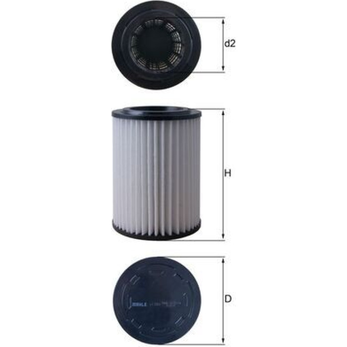 MAHLE Luftfilter LX 5363 MAHLE Luftfilter LX 5363