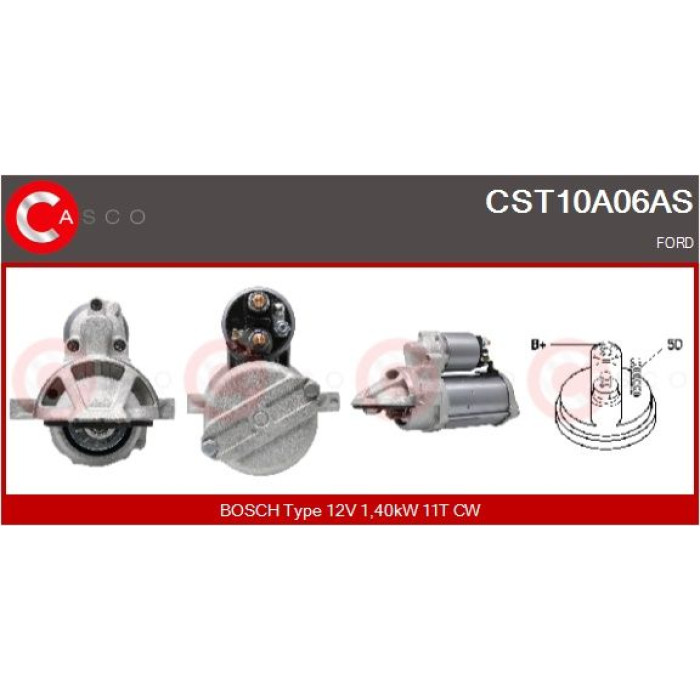 CASCO Anlasser CST10A06AS CASCO Anlasser CST10A06AS