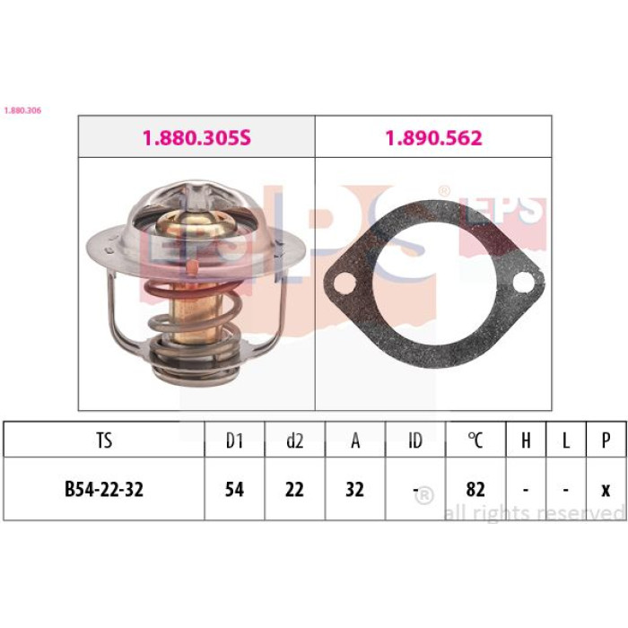 EPS Thermostat 1.880.306 EPS Thermostat 1.880.306