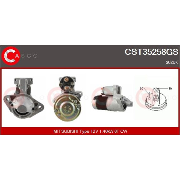 CASCO Anlasser CST35258GS