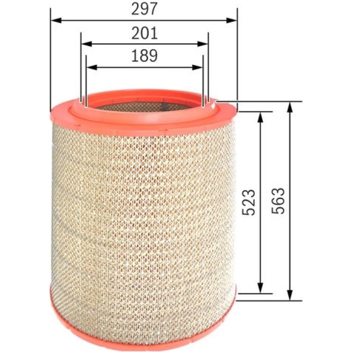 Bosch Luftfilter F 026 400 552 Bosch Luftfilter F 026 400 552