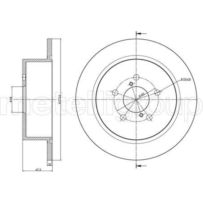 Cifam Bremsscheibe 800-1397C