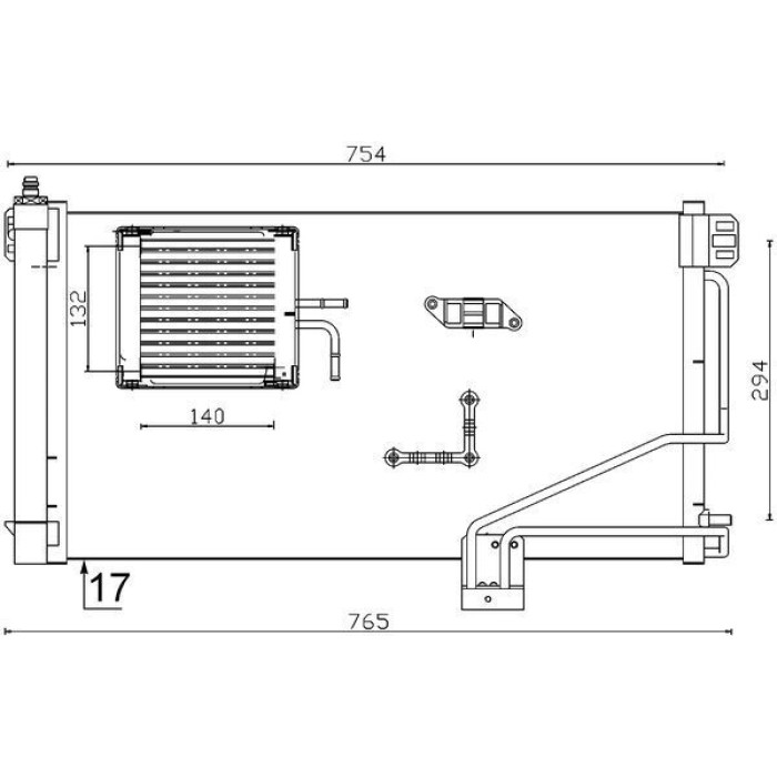 MAHLE Kondensator, Klimaanlage AC 346 000S MAHLE Kondensator, Klimaanlage AC 346 000S