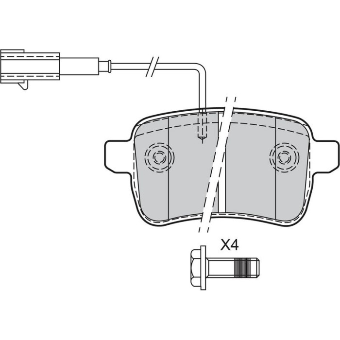 Valeo Bremsbelagsatz 601142