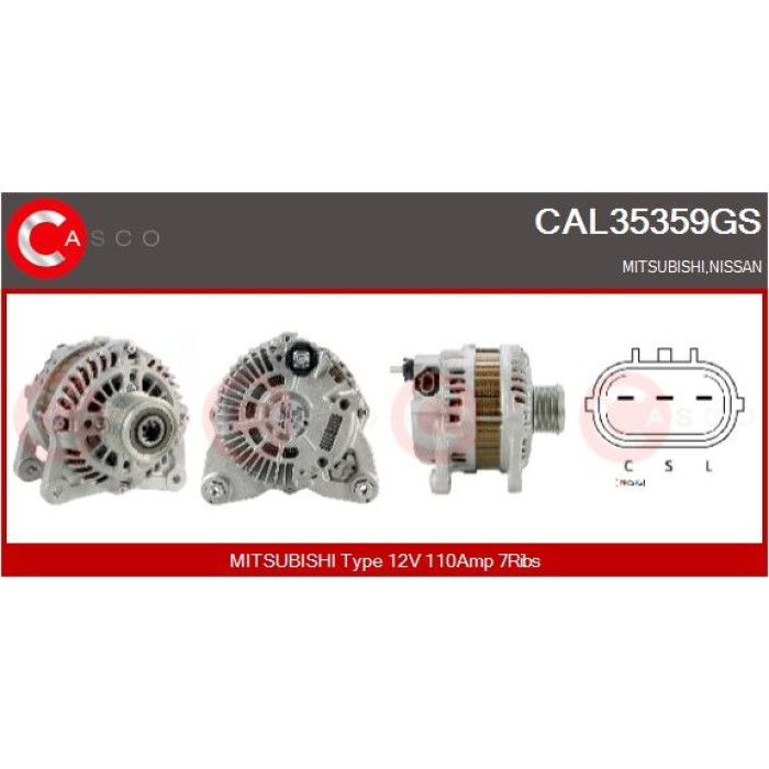 CASCO Generator CAL35359GS CASCO Generator CAL35359GS