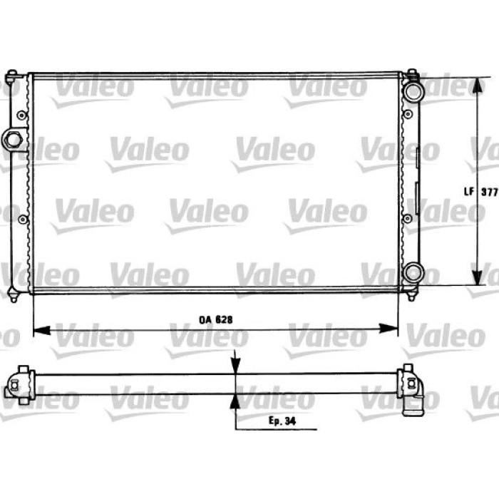 Valeo Motorkühler 231265