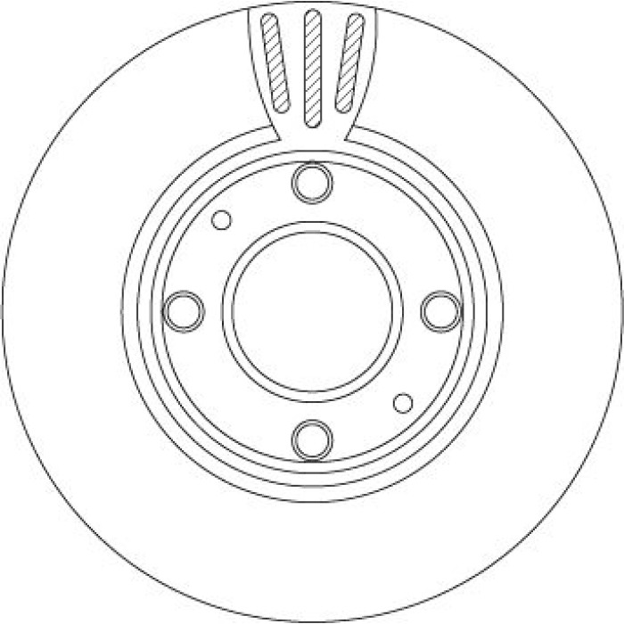 TRW Bremsscheibe Hyundai P. Accent 99 DF4496 TRW Bremsscheibe Hyundai P. Accent 99 DF4496