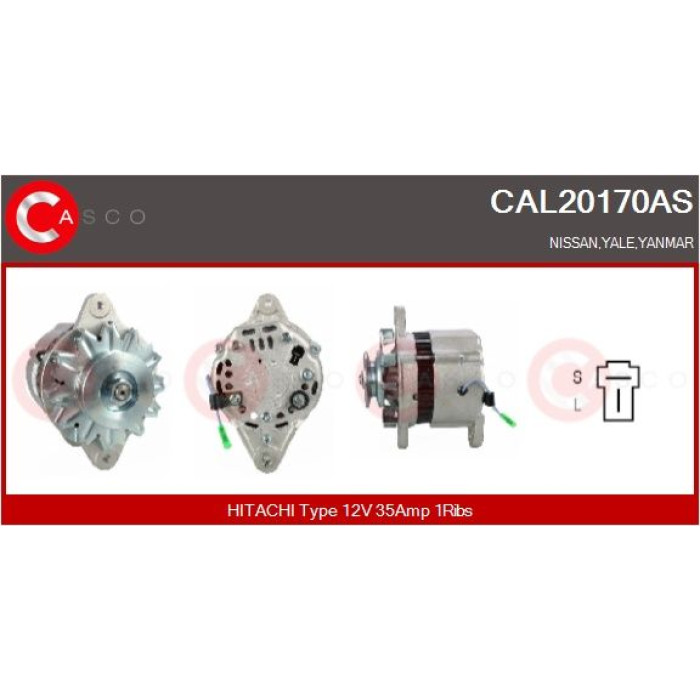 CASCO Generator CAL20170AS CASCO Generator CAL20170AS