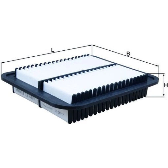 MAHLE Luftfilter LX 4431 MAHLE Luftfilter LX 4431