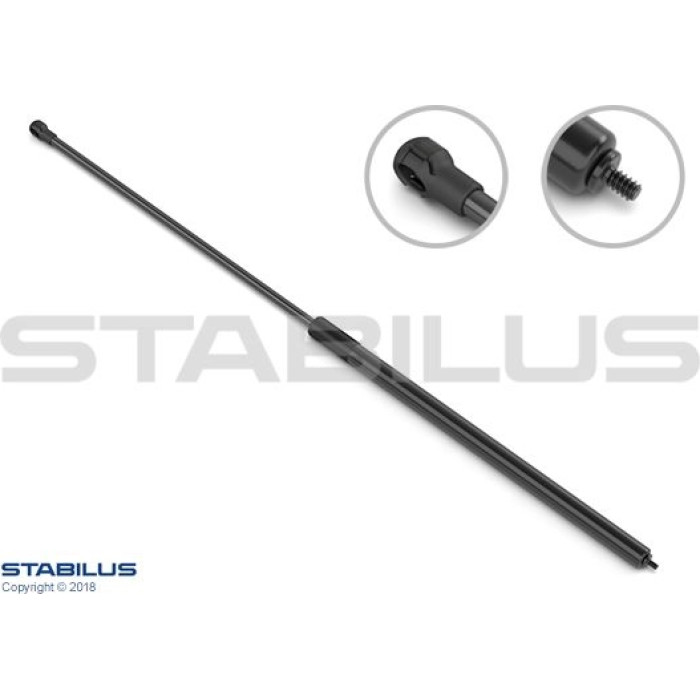 Stabilus Gasdruckfeder (Gasfeder), Heckklappendämpfer, 420 N, 667,5 mm - 810484 Stabilus Gasdruckfeder (Gasfeder), Heckklappendämpfer, 420 N, 667,5 mm - 810484