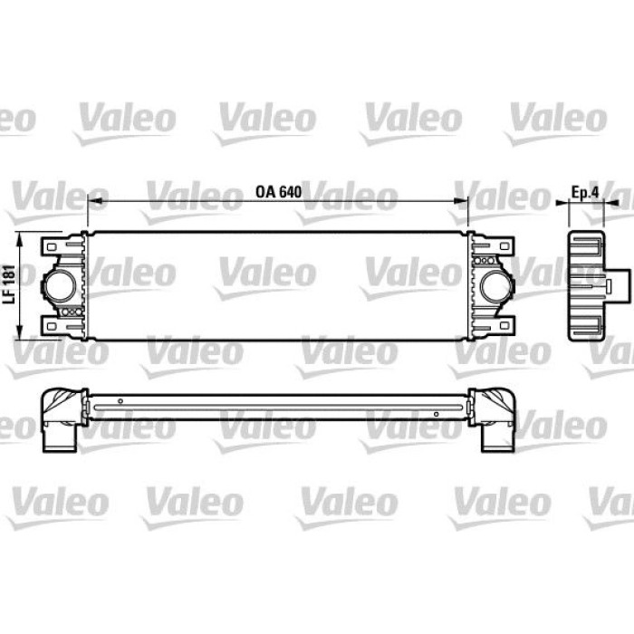 Valeo Ladeluftkühler 817115 Valeo Ladeluftkühler 817115