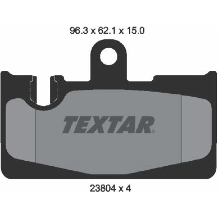 Textar Bremsbelagsatz 2380401 Textar Bremsbelagsatz 2380401