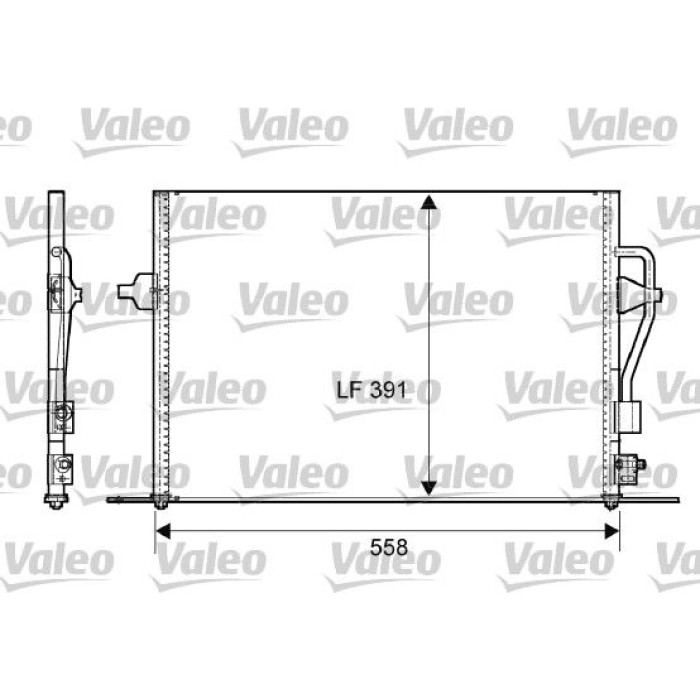 Valeo Klimakondensator 817232 Valeo Klimakondensator 817232