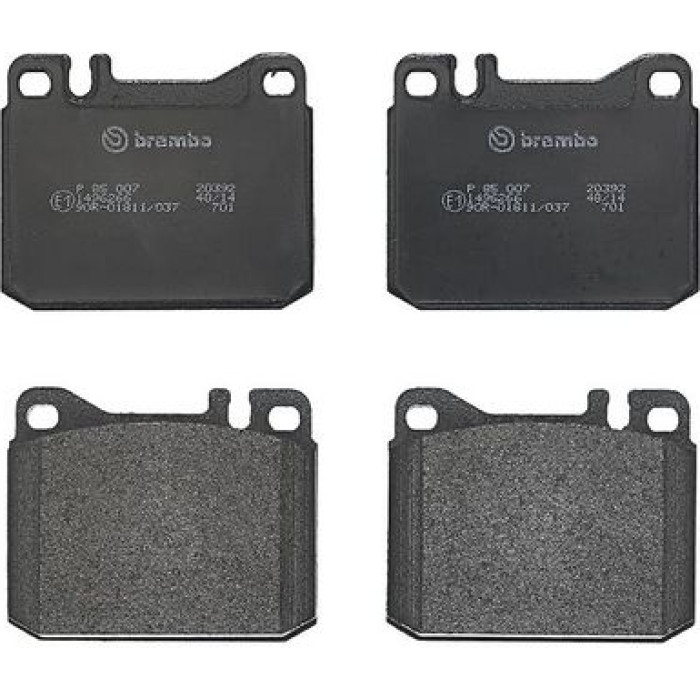 P 85 007 Brembo Prime Bremsbelagsatz Vorder-/Hinterachse – P 85 007 – 90 x 74 x 19 mm – Bremssystem Teves – OE Nummer 281698151