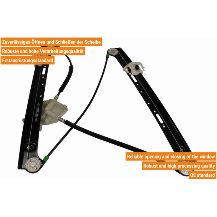 VAICO V20-1442 Fensterheber vorne rechts, elektrisch, ohne Motor, mit Komfortfunktion VAICO V20-1442 Fensterheber vorne rechts, elektrisch, ohne Motor, mit Komfortfunktion
