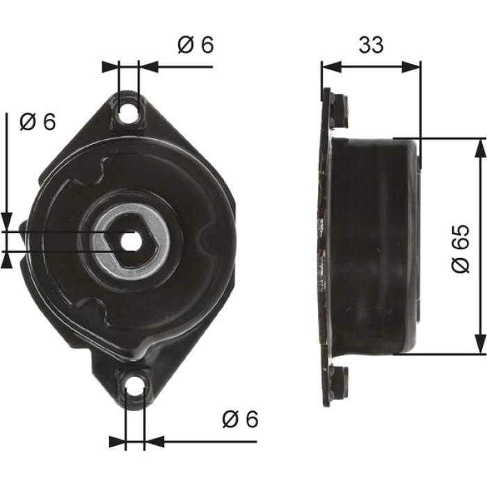 Gates Spannrolle T39013