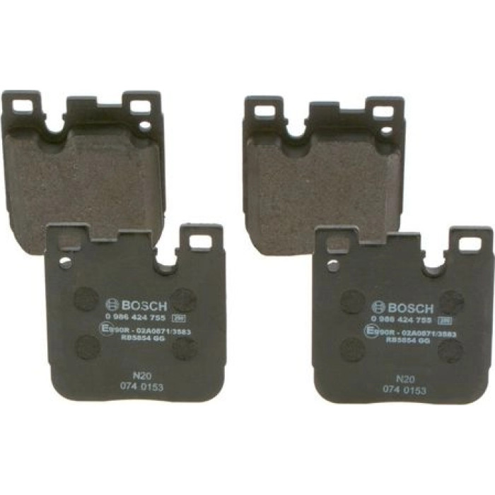Bosch Bremsbelagsatz 0 986 424 755 Bosch Bremsbelagsatz 0 986 424 755