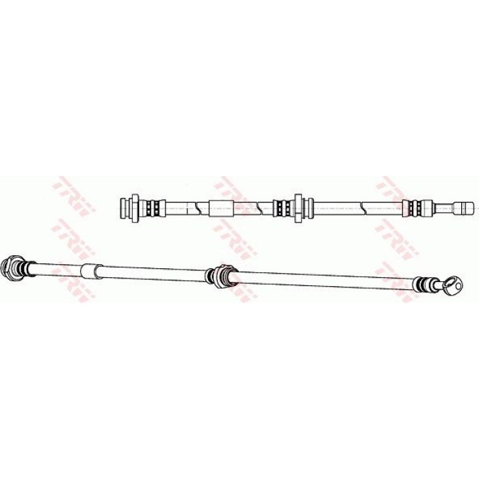 TRW Bremsschlauch Hinterachse rechts PHD968 TRW Bremsschlauch Hinterachse rechts PHD968