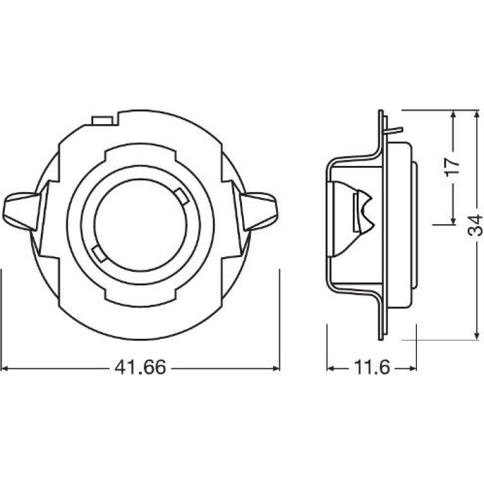 64210DA06-1 OSRAM LEDriving ADAPTER H7 Montageadapter für LED-Nachrüstung - 64210DA06-1 64210DA06-1 OSRAM LEDriving ADAPTER H7 Montageadapter für LED-Nachrüstung - 64210DA06-1