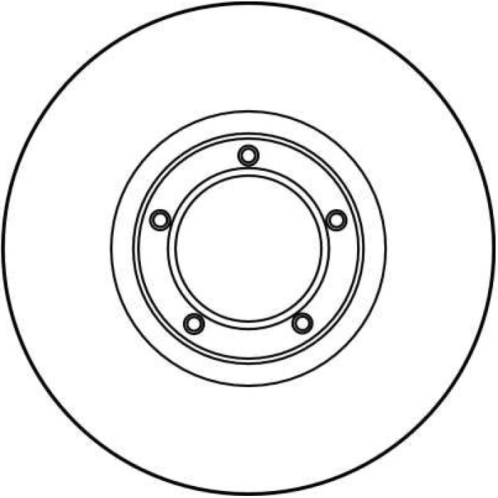 TRW Bremsscheibe Ford Transit 2.0/2.5 Td 91-00 DF1623 TRW Bremsscheibe Ford Transit 2.0/2.5 Td 91-00 DF1623