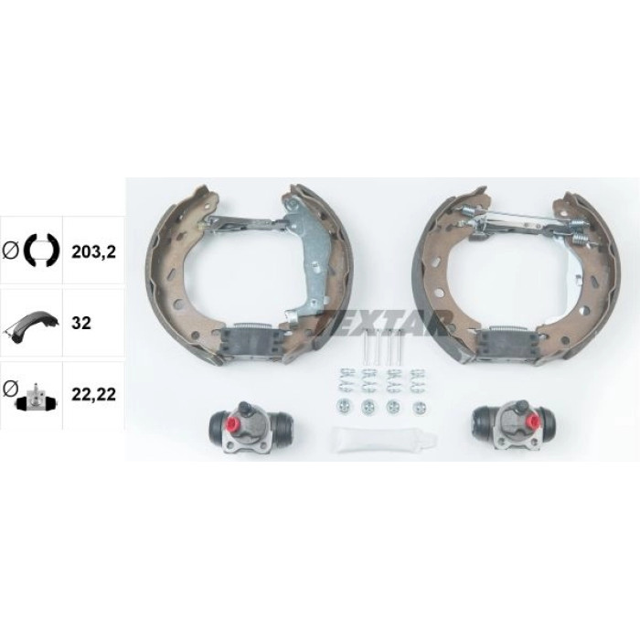 Textar Bremsbackensatz 84057401 Textar Bremsbackensatz 84057401