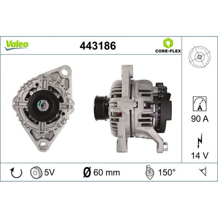Valeo Lichtmaschine 443186