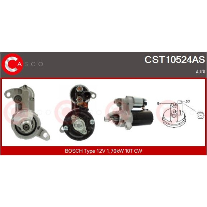 CASCO Anlasser CST10524AS CASCO Anlasser CST10524AS