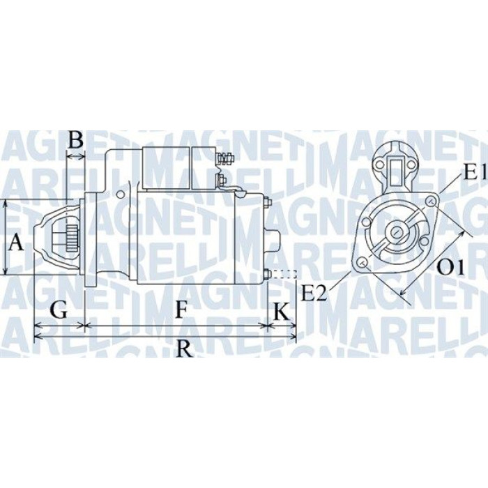 Magneti Marelli Anlasser 063720923010