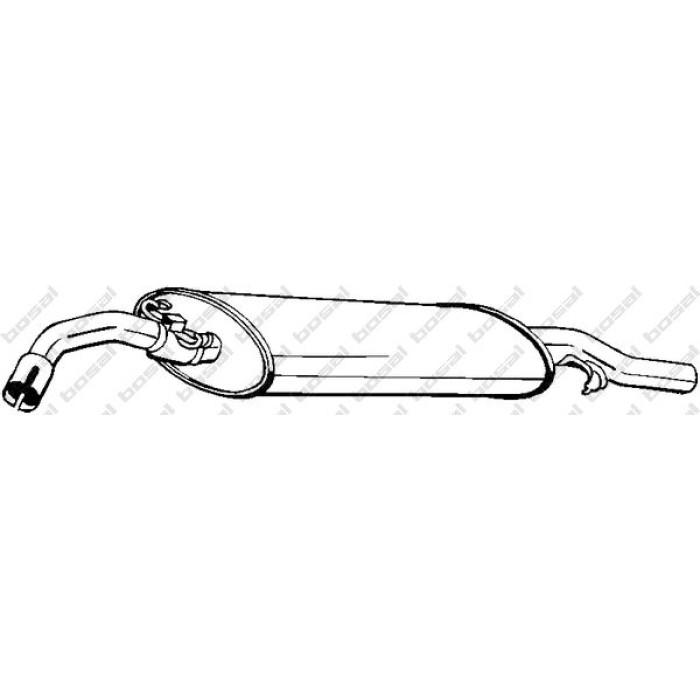 Bosal Schalldämpfer 233-409