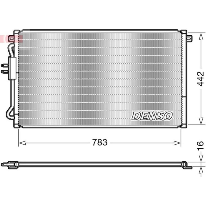 Denso Klimakondensator DCN06015 Denso Klimakondensator DCN06015