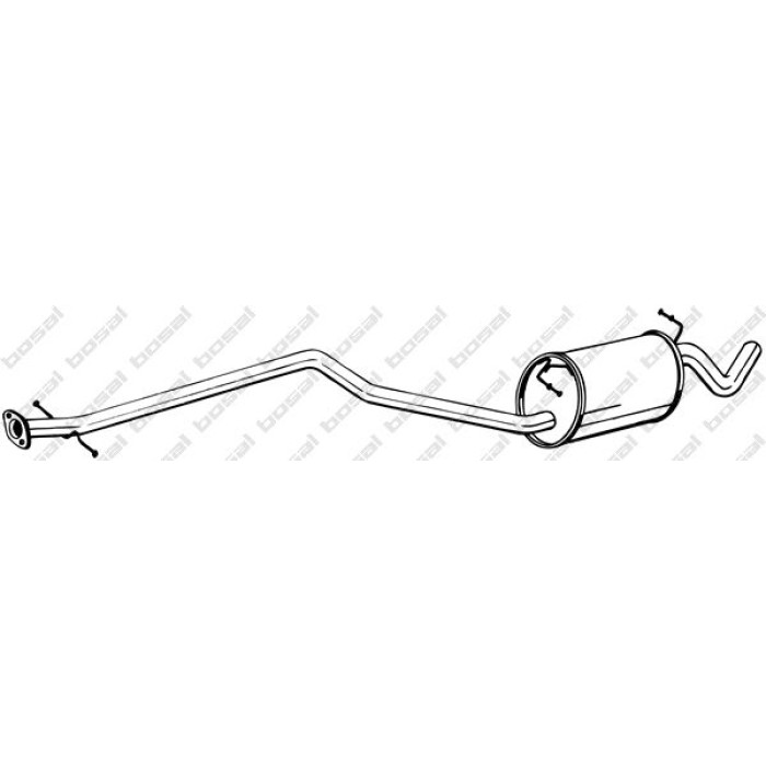 Bosal Schalldämpfer 287-073 Bosal Schalldämpfer 287-073