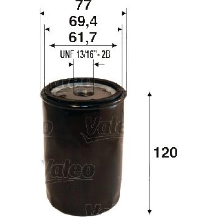 Valeo Ölfilter 586099 Valeo Ölfilter 586099