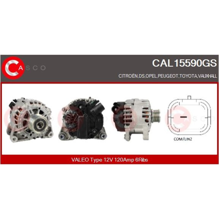 CASCO Generator CAL15590GS CASCO Generator CAL15590GS