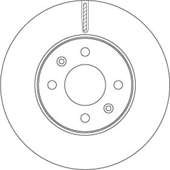 TRW Bremsscheibe Vorderachse DF6794 TRW Bremsscheibe Vorderachse DF6794