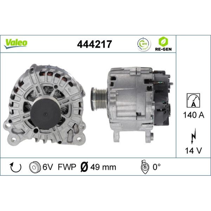 Valeo Lichtmaschine 444217 Valeo Lichtmaschine 444217