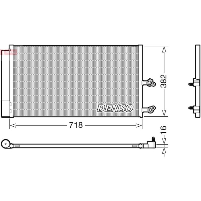 Denso Klimakondensator DCN33014 Denso Klimakondensator DCN33014